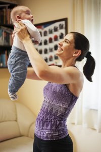 Tőkés Renáta Sport babával